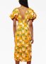 Agua By Agua Bendita Jurk met bloemenprint Oranje - Thumbnail 5