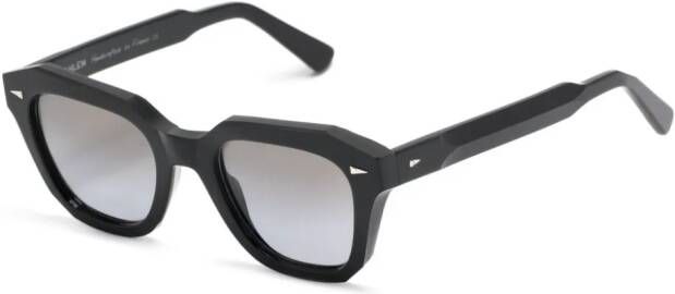 Ahlem Pont Mirabeau zonnebril met wayfarer montuur Zwart
