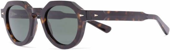 Ahlem Zonnebril met schildpadschild design Bruin
