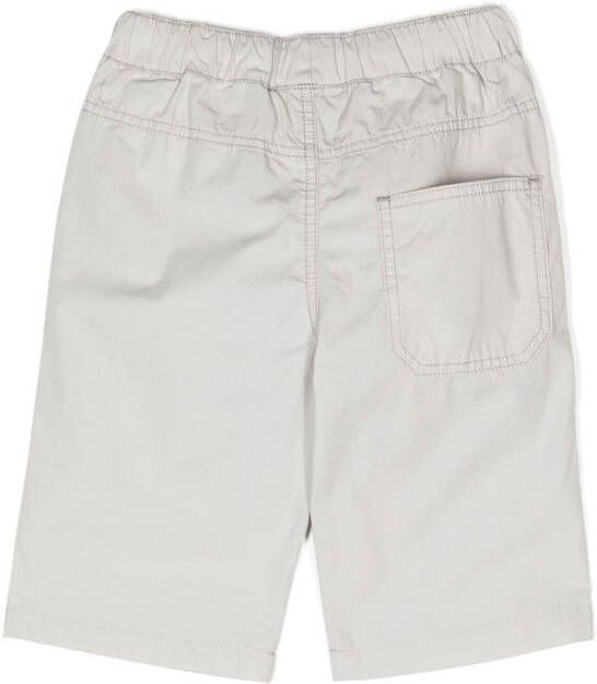 Aigner Kids Bermuda shorts met logoband Grijs