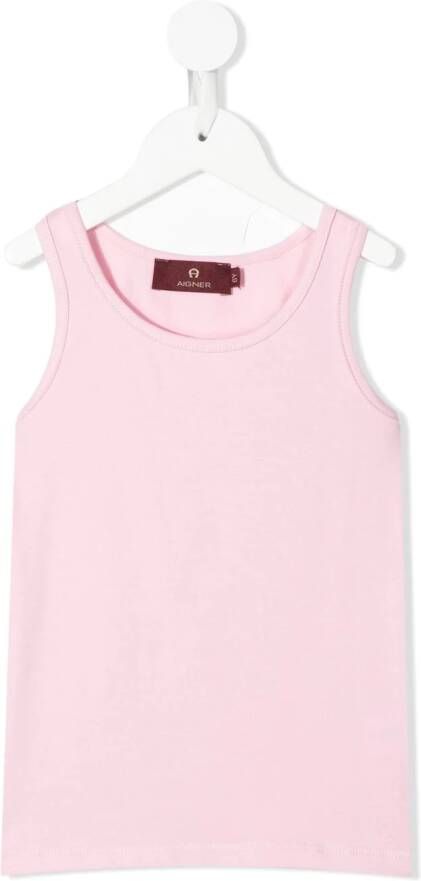 Aigner Kids Gelaagd T-shirt Wit