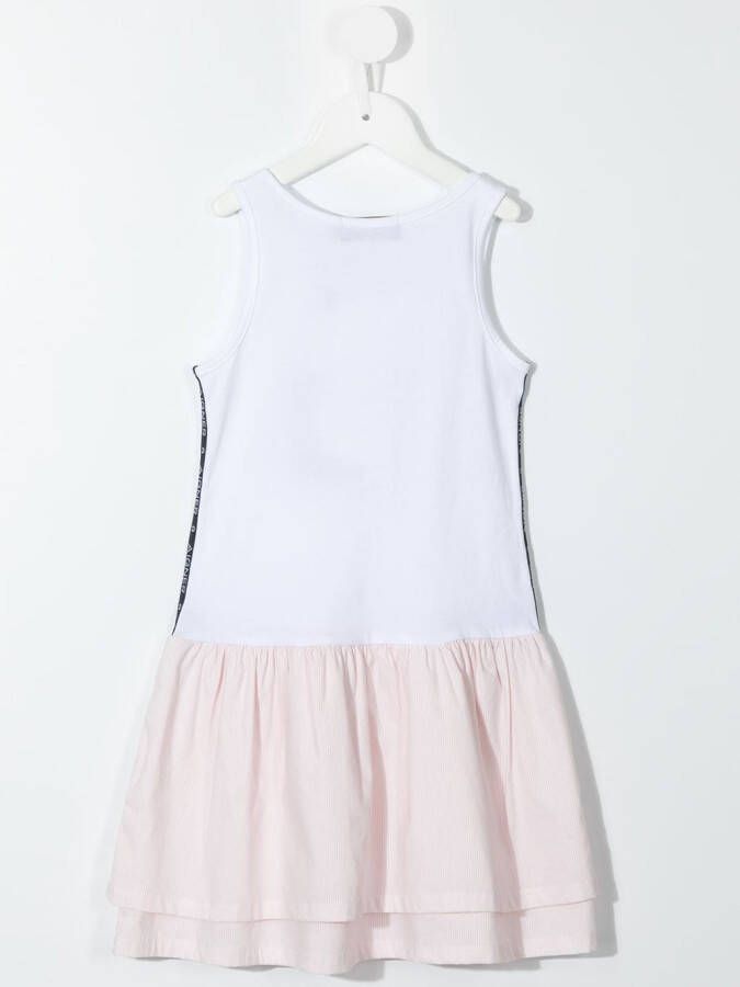 Aigner Kids Gelaagde T-shirtjurk Blauw
