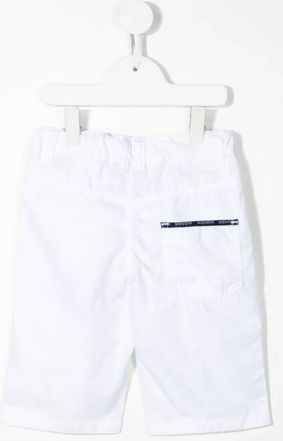 Aigner Kids Straight shorts Wit
