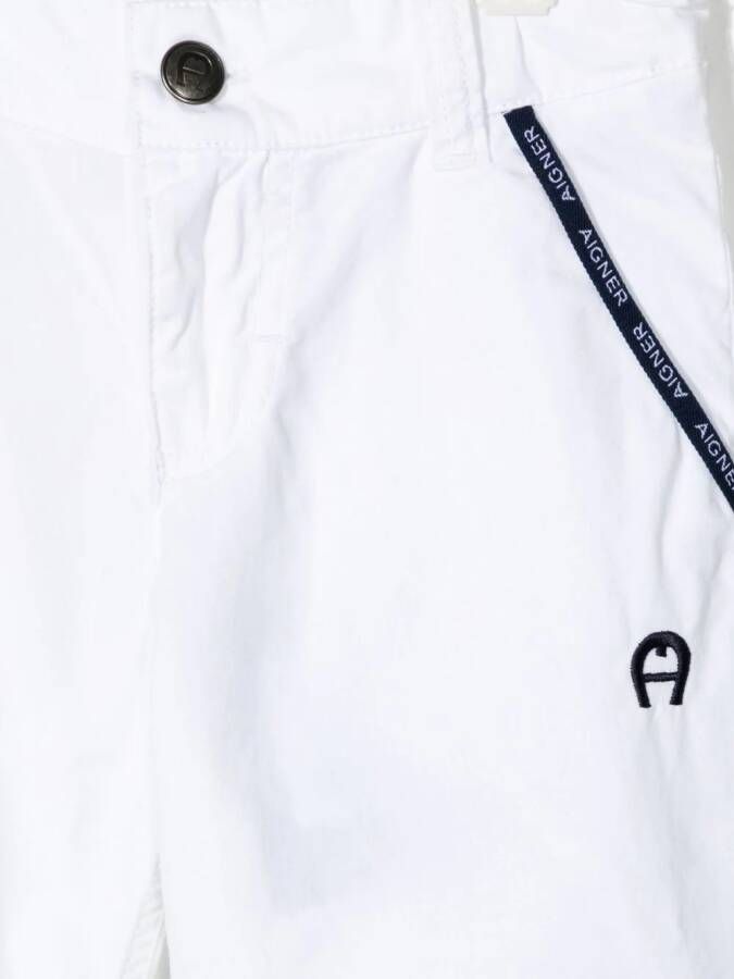 Aigner Kids Straight shorts Wit