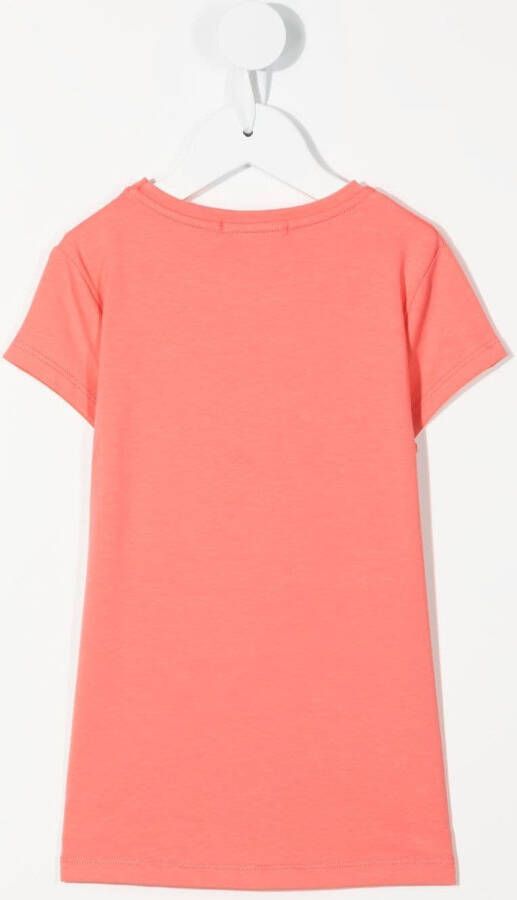Aigner Kids T-shirt met logoprint Roze