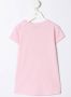 Aigner Kids T-shirt met stras logo Roze - Thumbnail 2