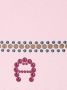 Aigner Kids T-shirt met stras logo Roze - Thumbnail 3