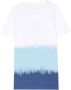 Aigner Kids T-shirt met tie-dye print Blauw - Thumbnail 2