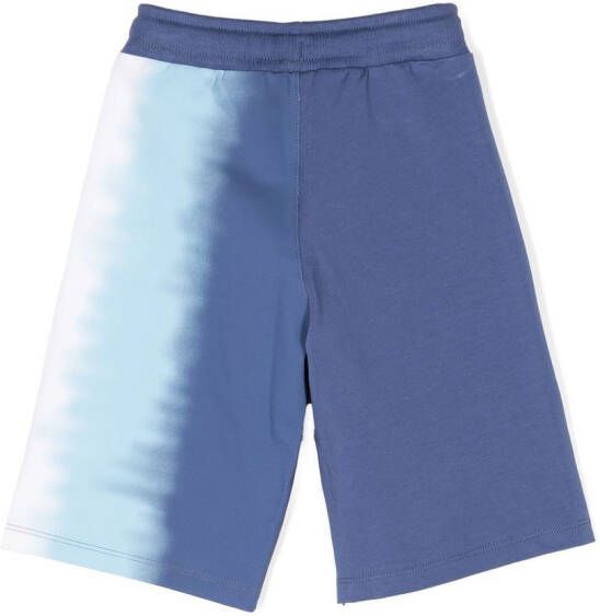 Aigner Kids Shorts met geborduurd logo Blauw