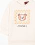 Aigner Kids Trui met logoprint Beige - Thumbnail 3