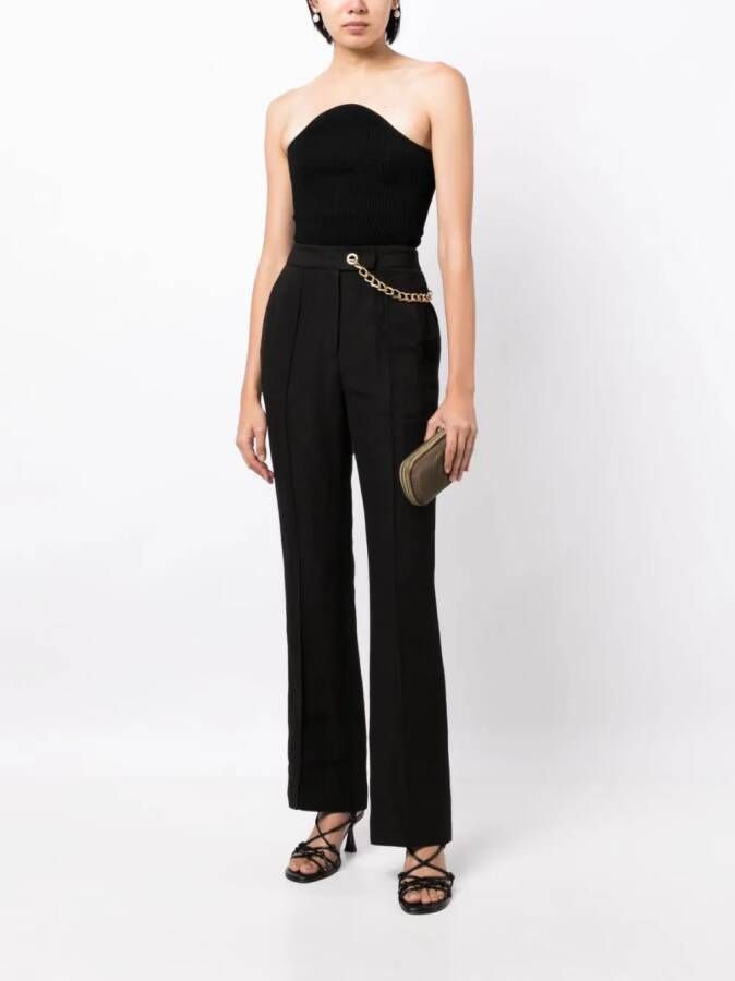 Aje Flared broek Zwart
