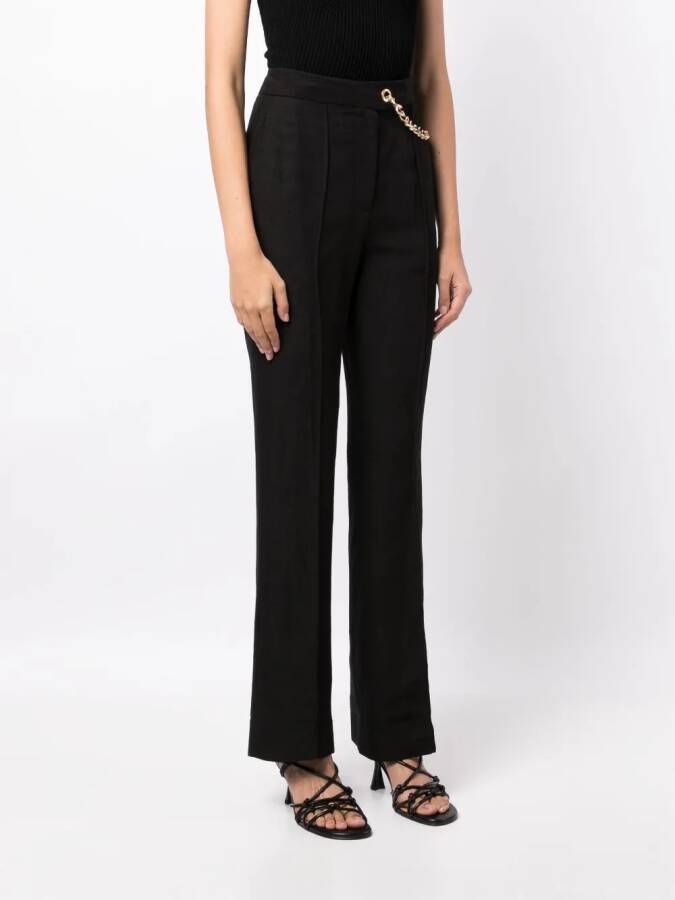 Aje Flared broek Zwart