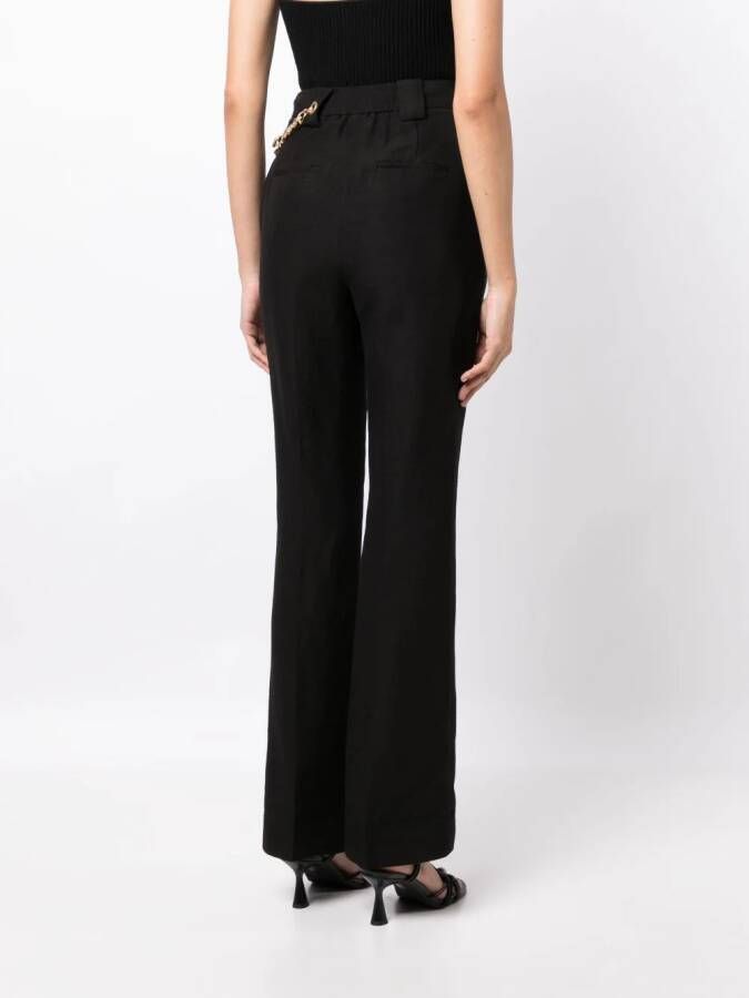 Aje Flared broek Zwart