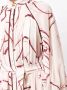 Aje Midi-jurk met abstracte print Roze - Thumbnail 4