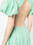 Aje Verfraaide mini-jurk Groen - Thumbnail 5