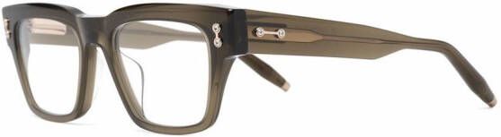 Akoni Columba bril met wayfarer montuur Groen