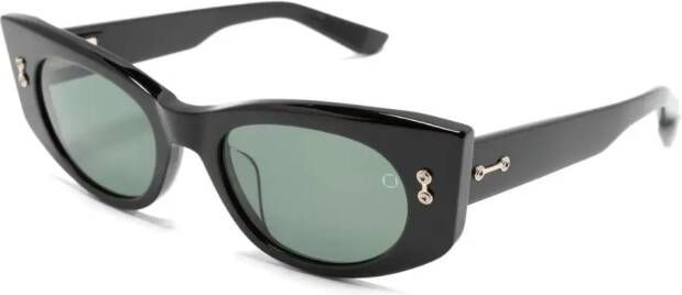 Akoni Zonnebril met cat-eye montuur Zwart