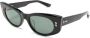 Akoni Zonnebril met cat-eye montuur Zwart - Thumbnail 2