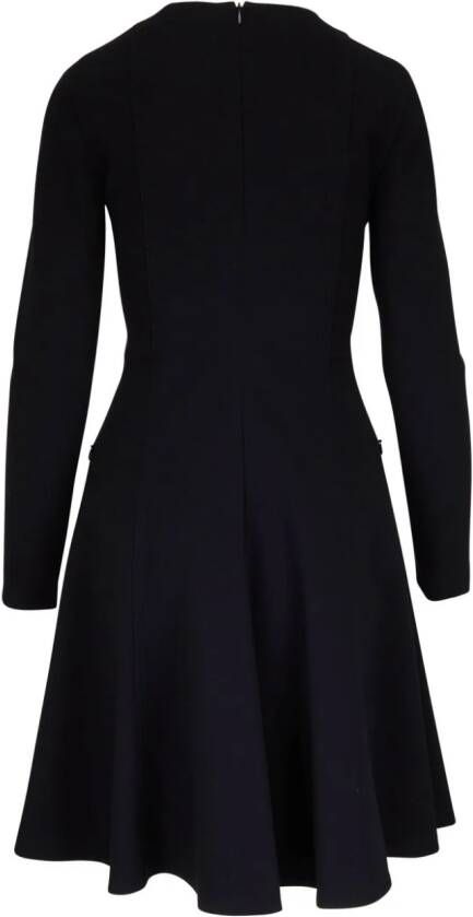 Akris Punto Flared midi-jurk Zwart