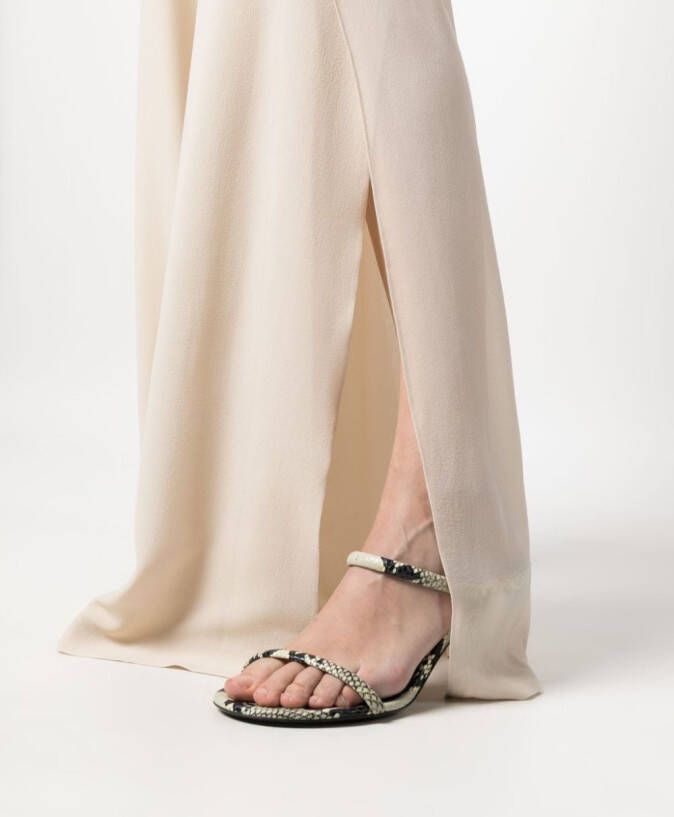 Akris Zijden broek Beige