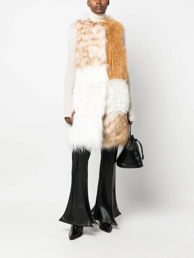 ALABAMA MUSE Oversized gilet Beige