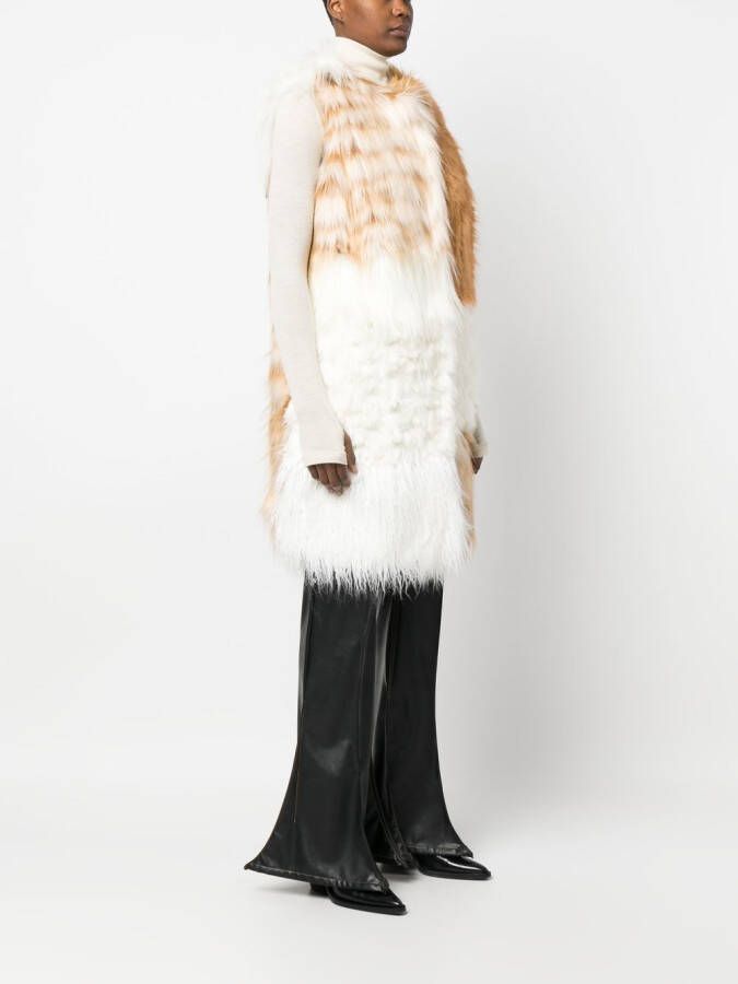 ALABAMA MUSE Oversized gilet Beige