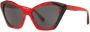 Alain Mikli Ambrette zonnebril Rood - Thumbnail 2