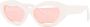 Alain Mikli x Jeremy Scott zonnebril met kattenoog montuur Wit - Thumbnail 1