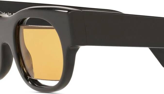 Alain Mikli x Jeremy Scott zonnebril met rond montuur Zwart