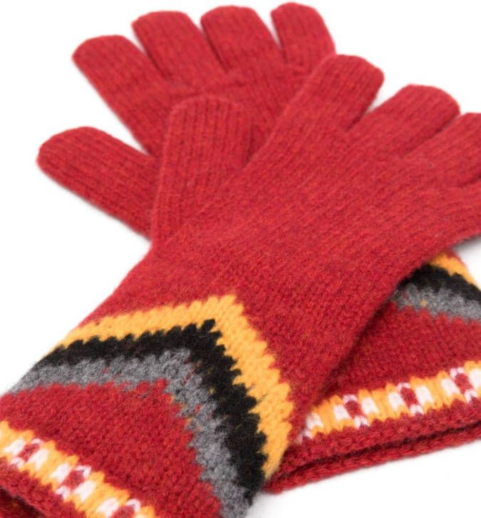 Alanui Wollen handschoenen Rood