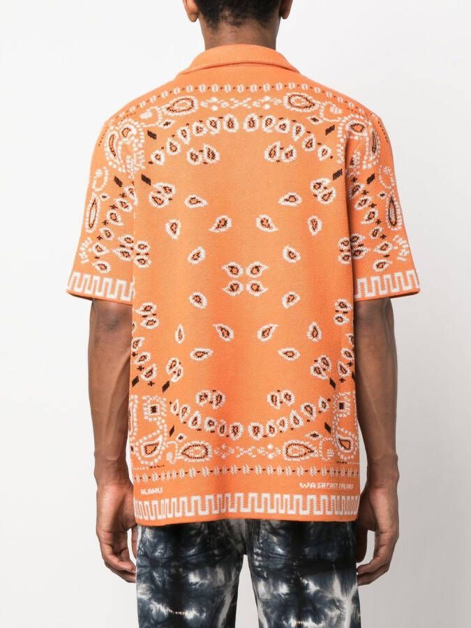 Alanui Overhemd met print Oranje
