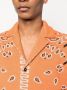 Alanui Stijlvolle Bandana Piqué Shirt Orange Heren - Thumbnail 5