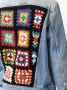 Alanui Denim jack Blauw - Thumbnail 5