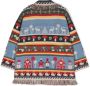 Alanui Kids Intarsia vest Blauw - Thumbnail 2