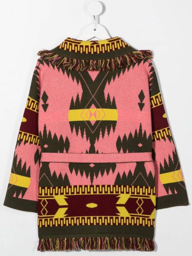 Alanui Kids Vest met abstract patroon Roze