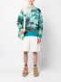 Alanui Trui met palmboomprint Blauw - Thumbnail 2