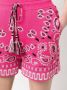 Alanui Shorts met bandanaprint Roze - Thumbnail 5