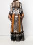 Alberta Ferretti Boho maxi jurk Zwart - Thumbnail 4