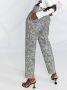 Alberta Ferretti Broek met bloemenprint Zilver - Thumbnail 3
