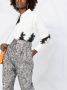 Alberta Ferretti Broek met bloemenprint Zilver - Thumbnail 5