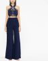 Alberta Ferretti Broek met wijde pijpen Blauw - Thumbnail 2