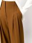 Alberta Ferretti Broek met wijde pijpen Bruin - Thumbnail 4