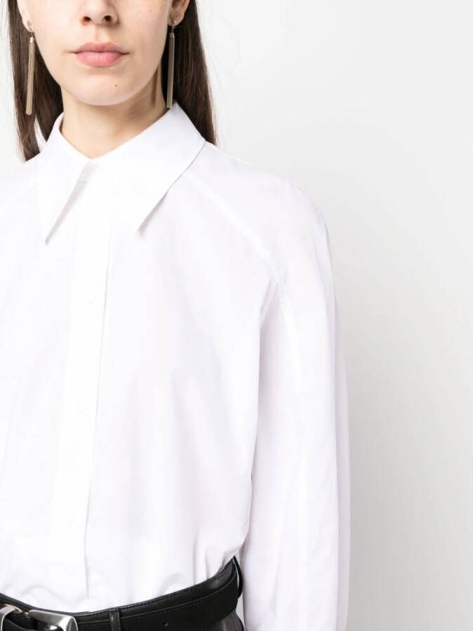 Alberta Ferretti Button-up blouse Wit
