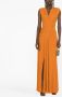 Alberta Ferretti Maxi-jurk met gedrapeerd detail Oranje - Thumbnail 2