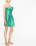 Alberta Ferretti Strapless mini-jurk Groen - Thumbnail 3