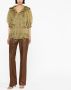 Alberta Ferretti Gestreept jack Groen - Thumbnail 2