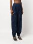 Alberta Ferretti High waist broek Blauw - Thumbnail 3