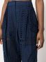 Alberta Ferretti High waist broek Blauw - Thumbnail 5
