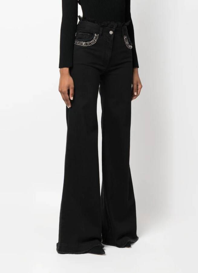 Alberta Ferretti High waist jeans Zwart