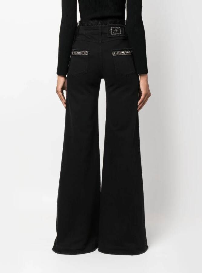 Alberta Ferretti High waist jeans Zwart